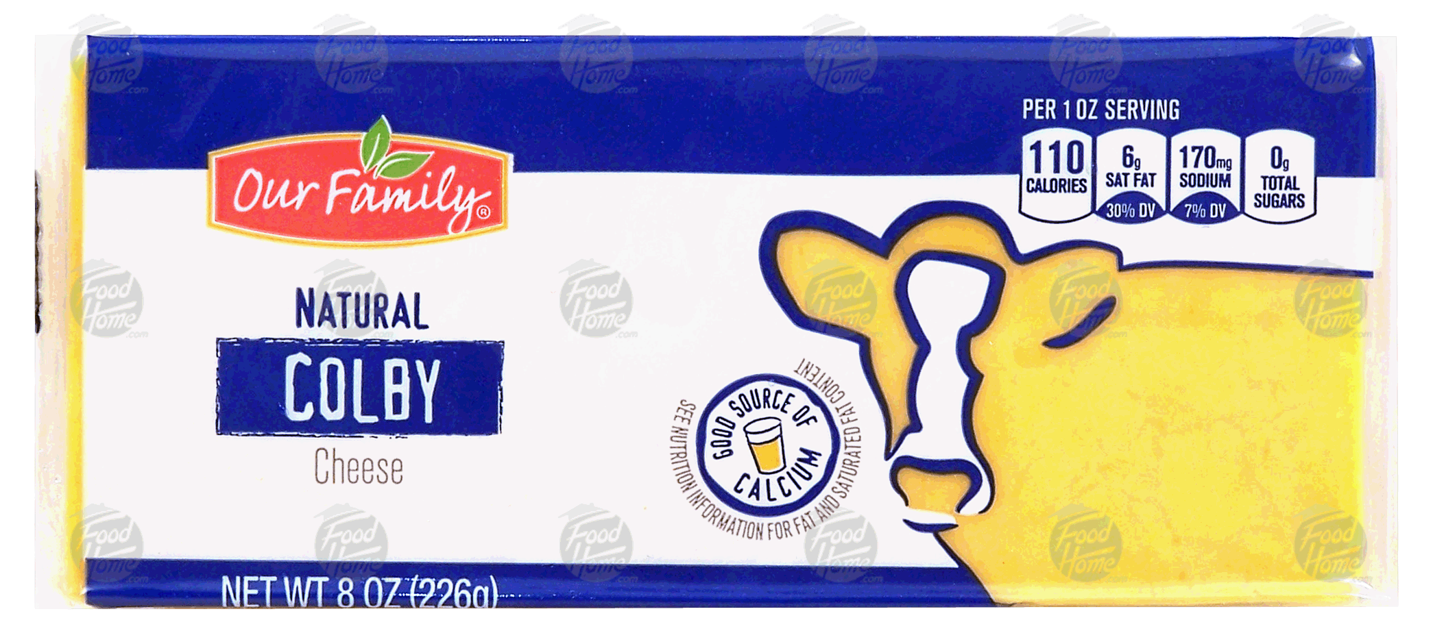 Our Family  colby cheese block, natural Full-Size Picture